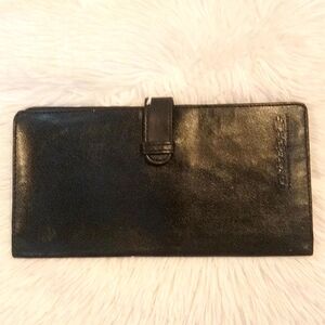 🦁 DAN'S🌞GOGO LEATHER & BLACK VELVET BILL & CARD, CHECKBOOK  OR PASSPORT HOLDER